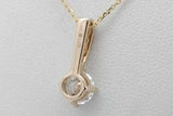 0.94cttw Lab Grown Diamond Pendant Necklace 14k Yellow Gold 18 Inch Eb0926wszsa