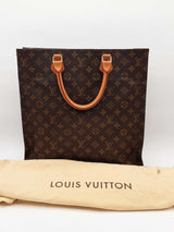 Louis Vuitton Monogram Sac Plat Tote Bag Eb0926rxzde