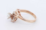 0.66cttw Diamond Ring In 14k Yellow Gold 5 Grams Size 7 Eb0526rxzdu