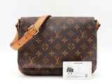Louis Vuitton Musette Tango Shoulder Bag In Monogram Coated Canvas Fw0626rcrdu