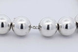 Tiffany & Co. Sterling Silver Hardwear Ball Bracelet 20.2 Grams 8 In Eb1225lxzdu