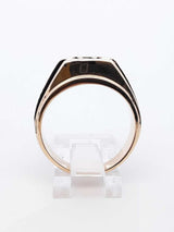 0.25 Ctw Recessed Diamond & 14k Yellow Gold Ring 11.5 Gram Size 9.5 Fw00825rxzdu