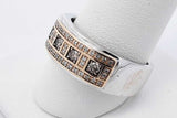 0.35cttw Diamond Ring In 10k White Gold 7.2 Grams Size 9.75 Eb0626wxzsa