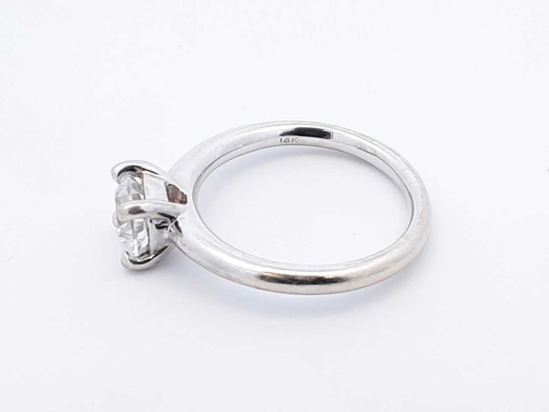 1.05 Cttw Lab Grown Diamond & 14k Solitaire Ring Size 5.5 Fw0225pcrdu