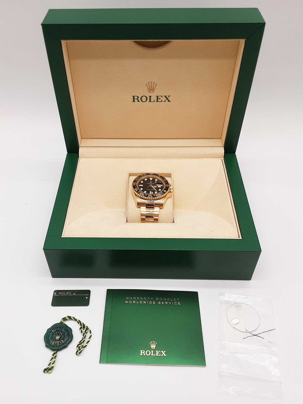 Rolex 40 Gmt Master 2 Black Dial 18k Yellow Gold Oyster Band Watch Do0125osxzxde