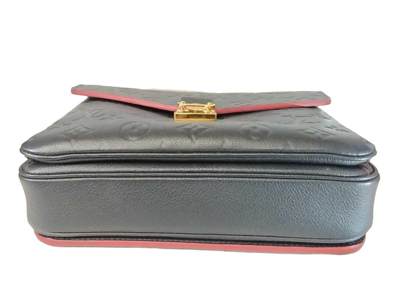 Louis Vuitton Pochette Mettis Marine Rogue Empreinte Blue /Handbag Jg1028lpcrmia