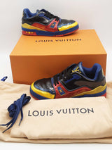 Louis Vuitton Multicolor Patent Leather Trainer Sneakers Size 6.5 Eb0226wxzsa