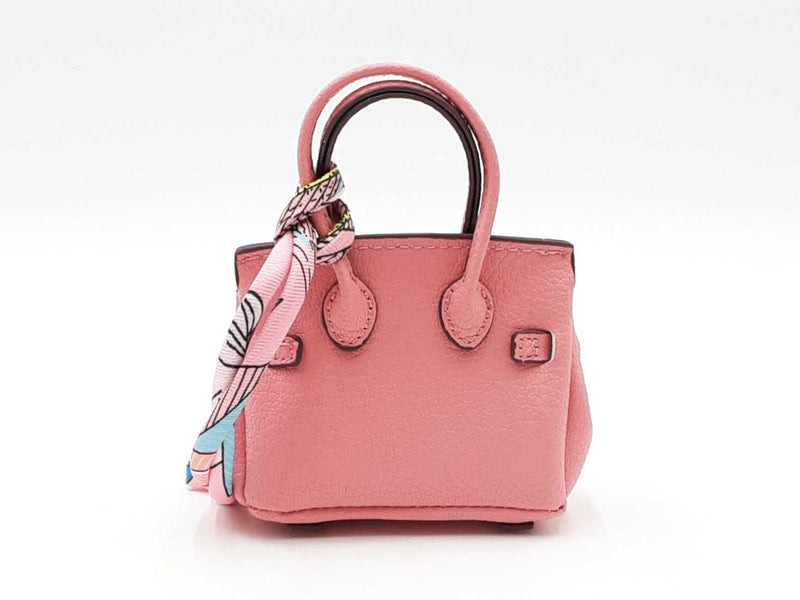 Mini Exquisite Bag Charm In Pink Fw0825idu