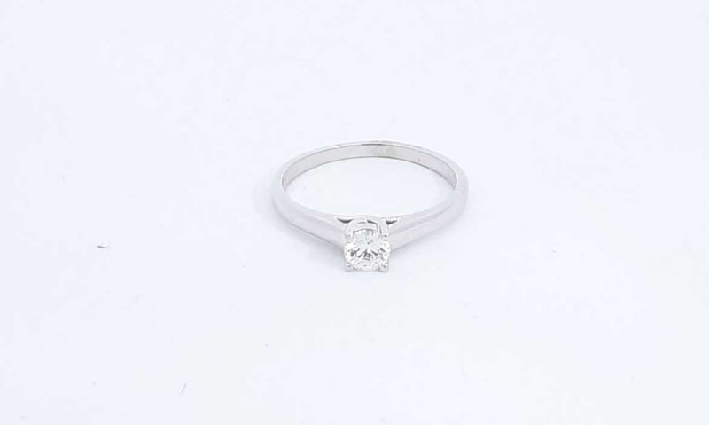 14k White Gold Diamond Ring Size 6.5, 2.1 Grams Eb0524rrdu