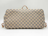 Louis Vuitton Neverfull Gm Tote Bag In Damier Azur Coated Canvas Fw0125exzdu