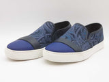 Etro Navy Paisley Canvas Slip On Slippers Size 43it Sd0426lzxde