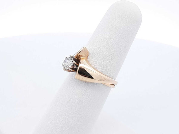 0.55 Cttw Diamond & 14k Yellow Gold Ring 4.7 Grams Size 6 Fw0825wzxdu