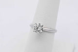 0.96ctw Diamond Ring In 14k White Gold 2.5 Grams Size 6.75 Eb0226lcxzsa