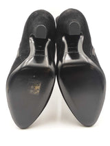 Saint Laurent Black Suede Knee High Boots Size 36 Eb0126orxsa