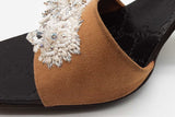 Gucci Gg Monogram Embellished Heels Size 9.5 B Eb0625crde