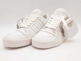 Prada X Addidas Forum Low Triple White Sneakers Size 7.5 Us Sd0725lrzde
