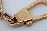 Gucci Doube G Gold Tone Key Ring Bag Charm Eb0726crdu