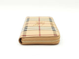 Burberry Ziggy Zip-around Wallet In Haymarket Check Coated Canvas Fw00725crdu