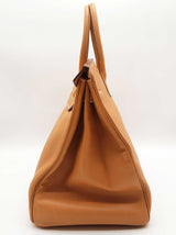 Hermes Birkin 40 Gold Tan Clemence Gold Hardware Handbag Do0424csxzde