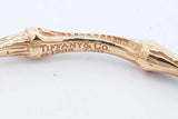 Tiffany & Co. 18k Yellow Gold Bamboo Bangle Bracelet 32.5 Grams Eb0726prxzde
