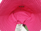 Gucci Brella Cloche Gg Logo Pink Bucket Hat Size M Do0926lorde