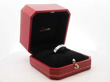 Cartier Classic Love Ring In 18k White Gold 7 Grams Size 60 (Us 9) Fw0326czxdu