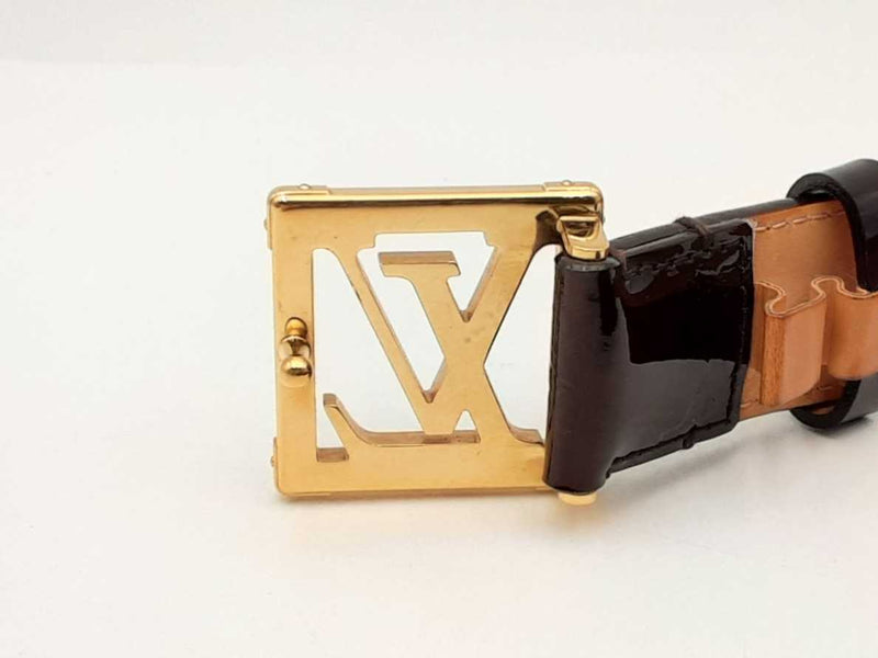 Louis Vuitton Frame Monogram Vernis Patent Leather Belt Fw0125lxzsa