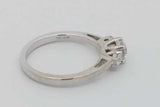 0.3cttw Lab Grown Diamond Ring In 10k White Gold 3.1 Grams Size 6 Eb1026lxzsa