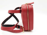 Ysl Saint Laurent Red Leather Vicky Belt Bag Sd0326orzdu