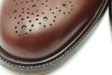 Salvatore Ferragamo Wingtip Oxford Brown Leather Dress Shoes Size 10 Eb0926rxsa