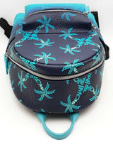 Mcm Stark Ceramic Blue Gradation Palm Canvas Backpack Eb0426orxsa