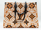 Louis Vuitton Lv Crafty Creme & Caramel On The Go Gm Sd0526ozszde