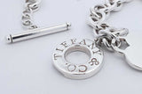 Tiffany & Co. 925 Sterling Toggle Clasp Choker Necklace & Heart Tag Eb0526orxdu