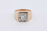 0.34cttw Diamond Ring In 14k Yellow Gold 9 Grams Size 9.5 Eb0726lxxzsa