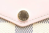 Louis Vuitton Damier Azur Pochette Felicie Rose Pink Eb0425lxxpsa