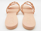 Gucci Pink Chain Link Accent Rubber Slide Sandels Size Eu 38 Do0725lcrde