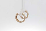 0.06cttw Diamond Hoop Earrings In 14k Yellow Gold 3.5 Grams Eb1026oorsa