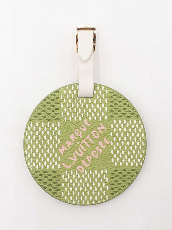 Louis Vuitton Golf Tee Holder In Green Damier Heritage Coated Canvas Fw0725wrxdu