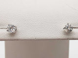 0.50 Cttw Diamonds 14k White Gold 0.6g Screw Back Stud Earrings Do0325lrxde