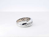 1.10 Cttw Diamond & 14k White Gold Wedding Band 5.3 Grams Size 11 Fw0926wcrdu
