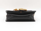 Prada Animalier Cahier Crossbody In Black Leather Fw0625izxdu