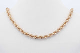 14k Yellow Gold Rope Chain Necklace 17.6 Grams 24 Inch Eb1225rcrdu
