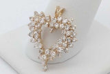1.1cttw Diamond Pendant In 14k Yellow Gold 2.3 Grams Eb0926orxsa