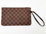 Louis Vuitton Pochette Brown Damier Ebene Coated Canvas Pouch Do0826orzde