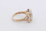 0.41cttw Diamond Ring In 10k Yellow Gold 3.8 Grams Size 7 Eb0826owrsa