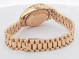 18k Yellow Gold Rolex Lady- Datejust 26mm Diamond Bezel Watch Aa0426rzxzsa