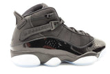 Nike Air Jordan 6 Rings 'Black Ice' Sneakers Size 10 322992-011 Eb0726ixsa