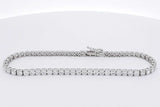 5.12cttw Lab Grown Diamond Tennis Bracelet 14k White Gold 6.9g 7 In Eb0326lpxzsa