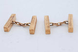 Tiffany & Co. 18k Yellow Gold Herringbone Bar Cuff Links 11.6 Grams Eb0326llxzde