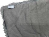 Louis Vuitton Echarpe Neon Blue Logo Black Rabbit Fur Scarf Do1225crxde